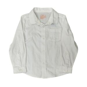 Classic White Kids Shirt, For formal occasions and school, girl size 5T